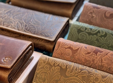 Női bőr pénztárca